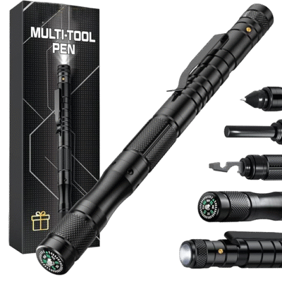 8 in 1 Multi Tool Pen with Compass